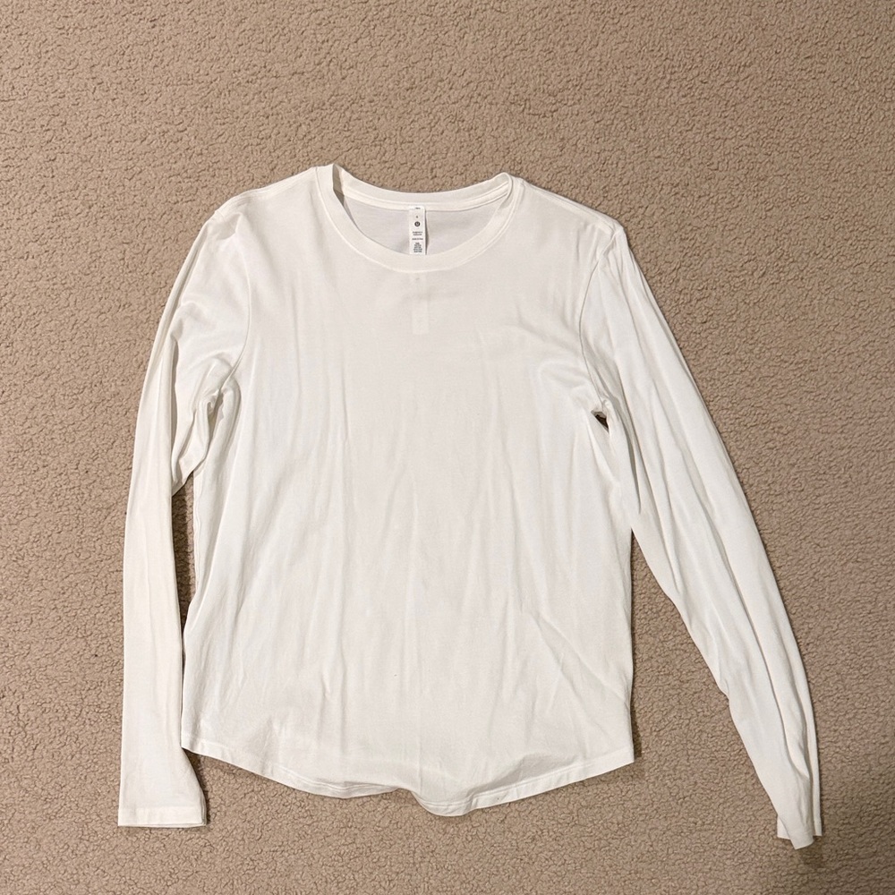 lululemon athletica White Long Sleeve Top